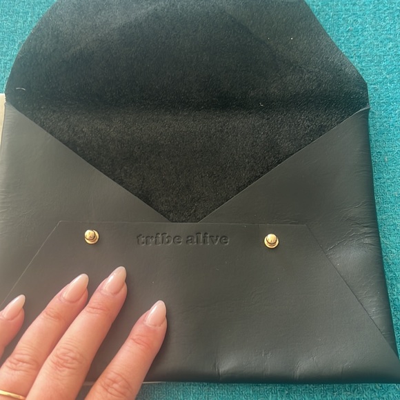 Tribe Alive Leather Clutch - Picture 6 of 7
